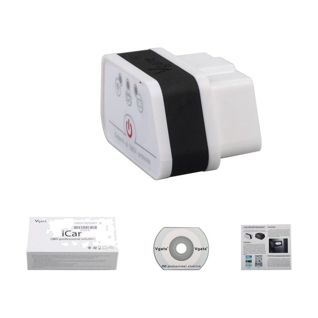 Vgate iCar2 WiFi con confezione, CD e manuale