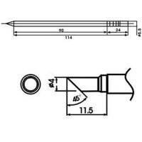 Aoyue Lf-4c Punta Del Saldatore Con Elemento Riscaldante Aoyue Lf-4c Punta Del Saldatore Con Elemento Riscaldante