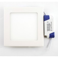 12w Led Panel Light Square- Plailing Flat Panel Downlight Lampada Da Incasso 6000k Bianco Freddo