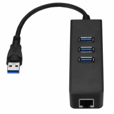 3 Porte Usb 3.0 Gigabit Ethernet Lan Adattatore Rj45 Hub A 1000mbps Pc Mac