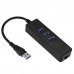 3 porte USB 3.0 Gigabit Ethernet LAN adattatore RJ45 Hub a 1000Mbps PC Mac RASPBERRY PI  7.75 euro - satkit