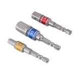 Juego de adaptadores socket barra extensión tornillo hexagonal para taladro de impacto