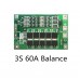 3S 60A versione bilanciata scheda di protezione PCB per batteria al litio