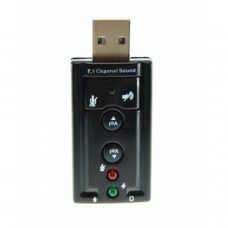 7.1 SCHEDA ADATTATORE AUDIO USB PC COMPUTER & SAT TV  2.99 euro - satkit