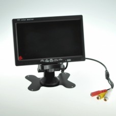 7 Pollici Tft A Colori Lcd Car Rear View Telecamera Posteriore Supporto Monitor Ruotando Lo Schermo E 2 Av Inputs