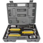 Set 7 pezzi tassi e martelli carrozzeria con manico in fibra