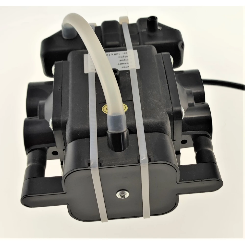 Bomba diafragma recambio estación soldadura compatible MLINK H7 vista lateral