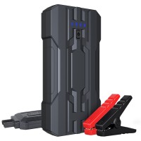 Jumpstarter S301 8000mAh Batteria di avviamento per auto - Compatto, sicuro e con morsetti intelligenti e torcia LED SOS