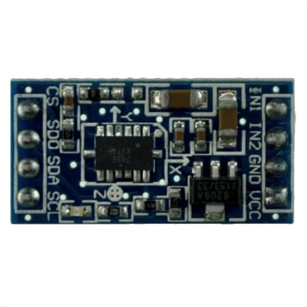 Accelerometro 3 assi MMA7455 compatibile con Arduino per progetti elettronici