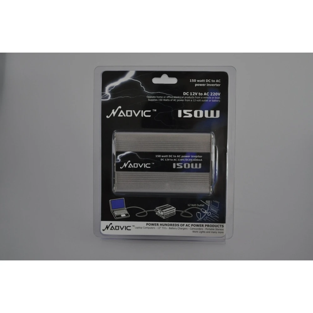 Adattatore corrente 12V a 220V per auto 150W di satkit