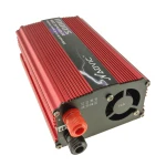 Vista lateral del adaptador corriente 500W DC48V a AC220V con cargador de onda sinusoidal