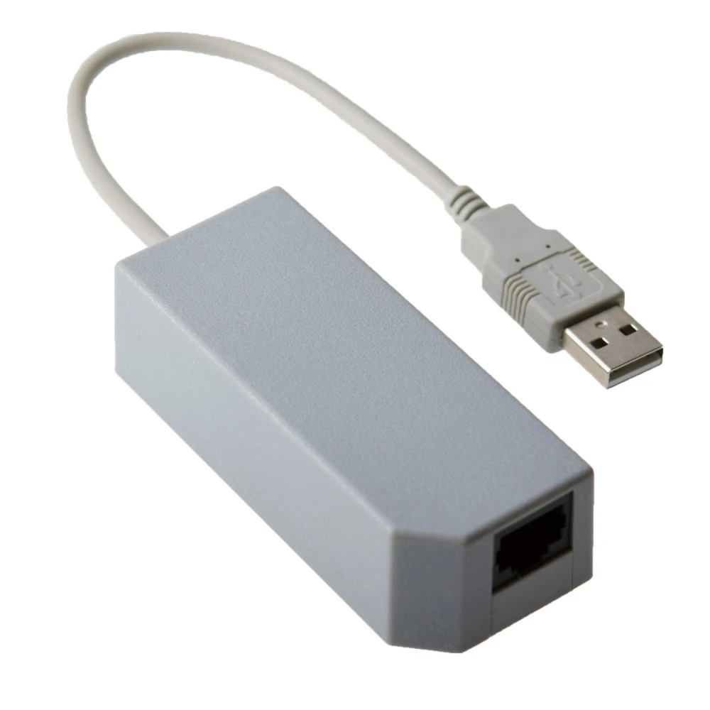 Adattatore di rete USB 2.0 Nintendo Wii per connessione via cavo rapida e stabile