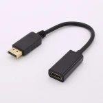 Adattatore DisplayPort maschio a HDMI femmina per connessione audio-video