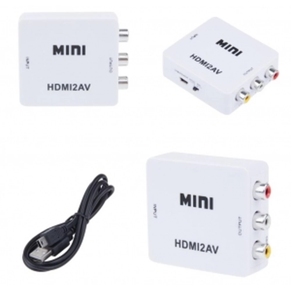 Adattatore HDMI a RCA - Convertitore segnale HDMI a AV NTSC/PAL Satkit