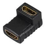 Adattatore HDMI femmina-femmina angolo 90º per connessioni compatte e sicure