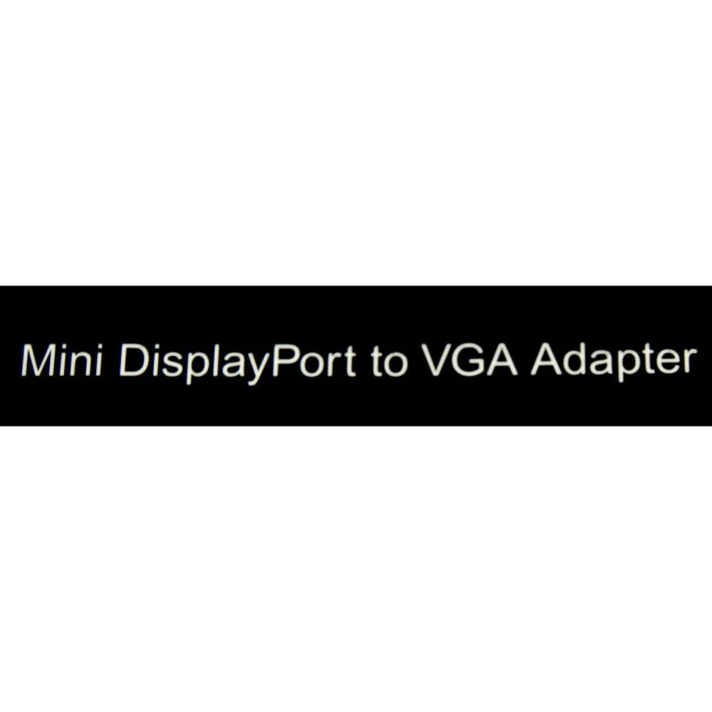 Adaptador Mini Displayport a VGA en uso con proyector VGA