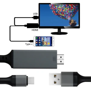 Adattatore USB-C a HDMI convertitore cavo HDTV compatibile 4K