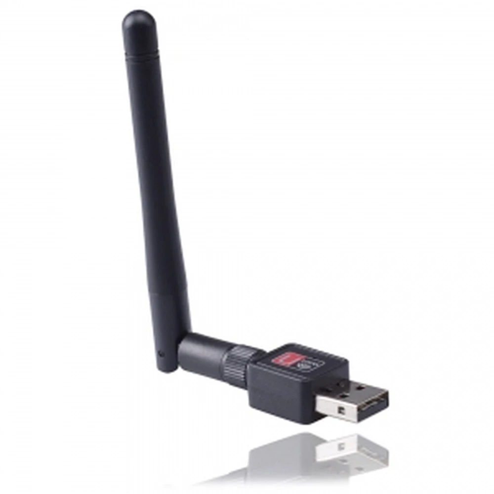 Adattatore USB WiFi RT7601 con antenna 150mb per connessione wireless stabile