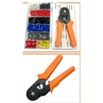 Pinza crimpatrice con terminali 0.25-10 mm² - Kit da 1200 pezzi