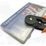 Pinza crimpatrice con terminali 0.25-10 mm² - Kit da 1200 pezzi