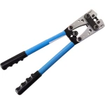 Pinza crimpatrice 6-50mm² con impugnature antiscivolo e rotazione regolabile