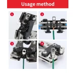 Pinza crimpatrice 6-50mm² con impugnature antiscivolo e rotazione regolabile