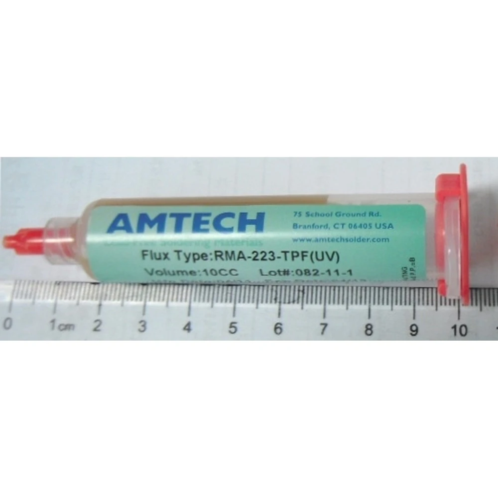 Amtech RMA-223-TPF(UV) flussante saldatura 10cc per elettronica