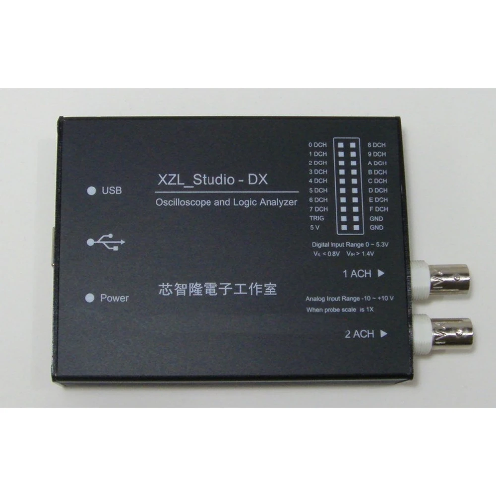 Analizzatore logico e oscilloscopio USB XZL Studio DX per Windows