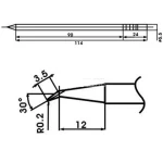Aoyue LF-02J punta saldatore con resistenza inclusa per stazioni saldanti