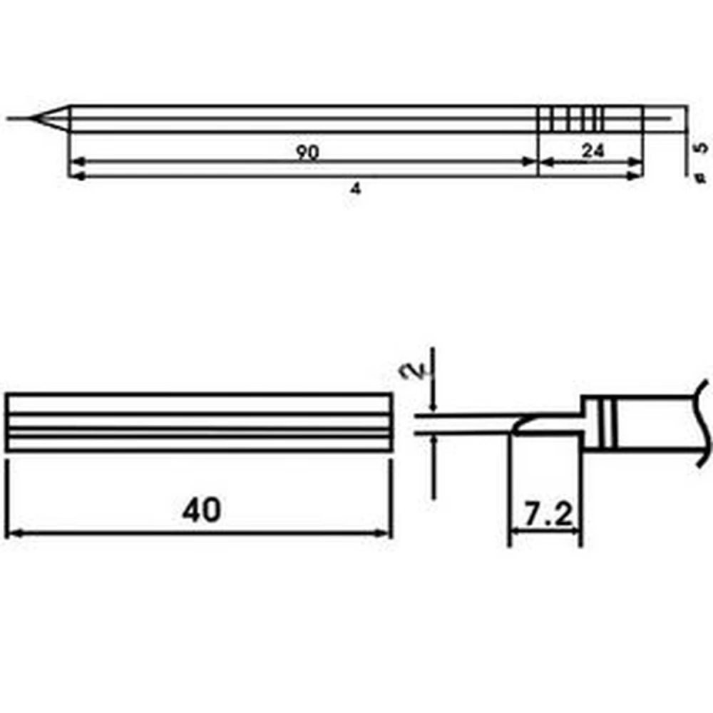 Aoyue LF-1402 punta saldatore con resistenza inclusa per stazioni di saldatura