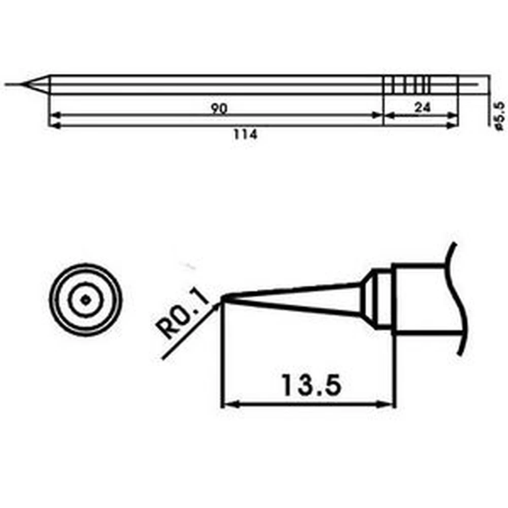 Aoyue LF-LI punta saldante con resistenza inclusa - ricambio originale