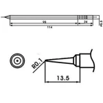 Aoyue LF-LI punta saldante con resistenza inclusa - ricambio originale