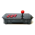Detalle de botones y stick arcade del Qanba N1 para PS3 y emuladores