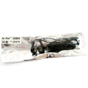 Auricolari per iPod neri con audio di alta qualità
