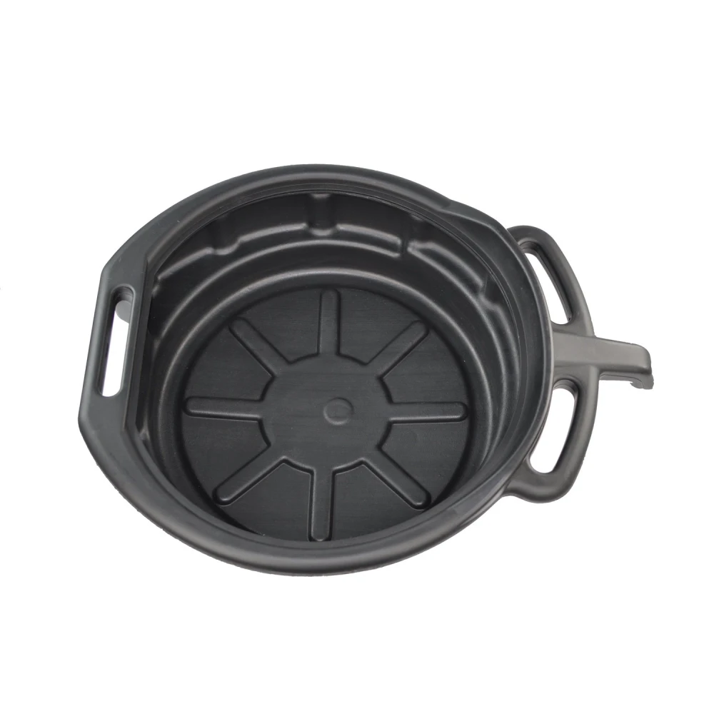 Bandeja recogedora de aceite fácil de limpiar con caño de vertido