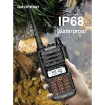Baofeng UV9R Plus walkie talkie a lungo raggio con 160 canali VHF/UHF