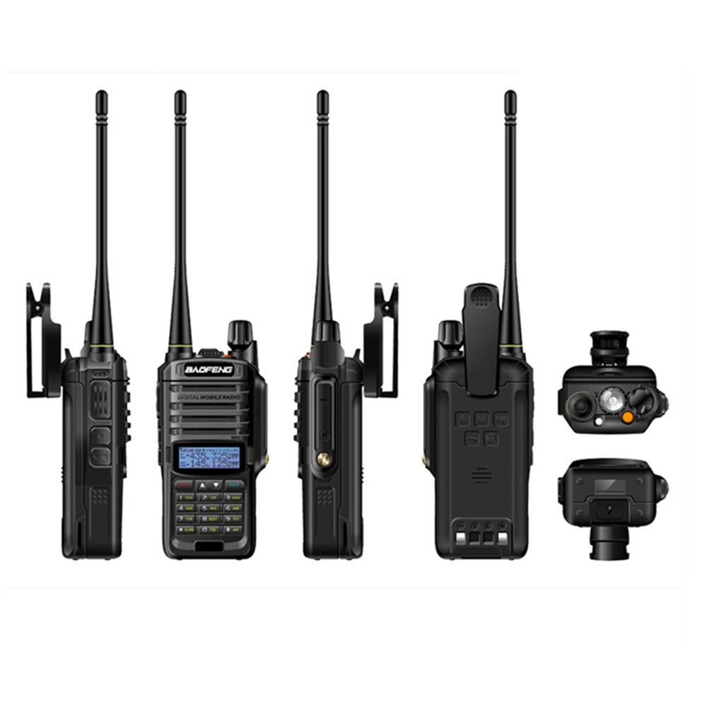 Radio bidireccional Baofeng UV9R Plus con pantalla dual y teclado retroiluminado