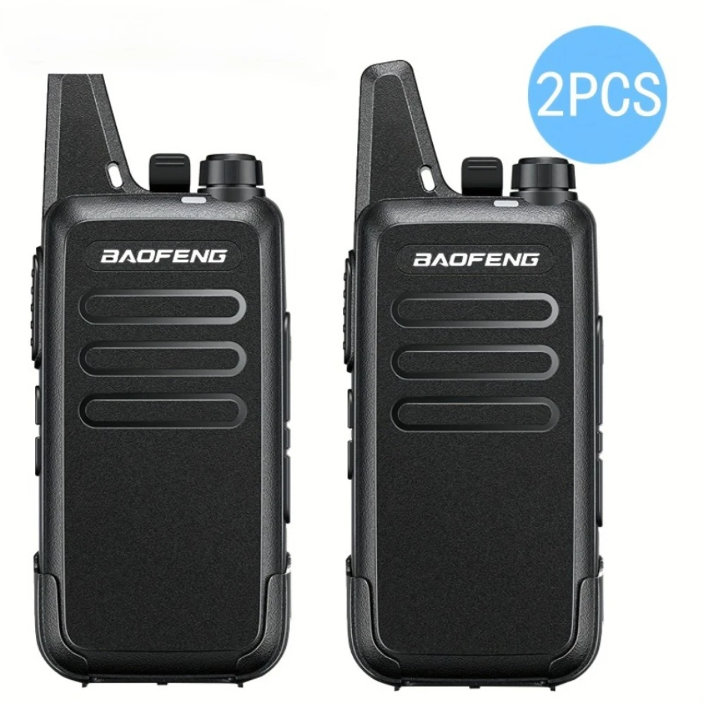 Baofeng Walkie Talkie T20 Ricaricabile - 2 Pezzi con Auricolari a Filo