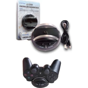 Base di ricarica per controller PS3 con stand ufficiale satkit