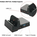 Base dock portatile per Nintendo Switch - mini dock HDMI USB