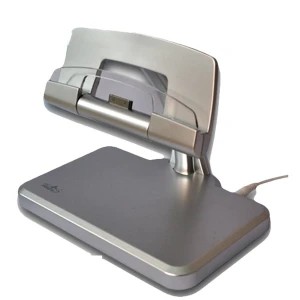 Base di ricarica girevole e stand per iPad con cavo USB e design compatto