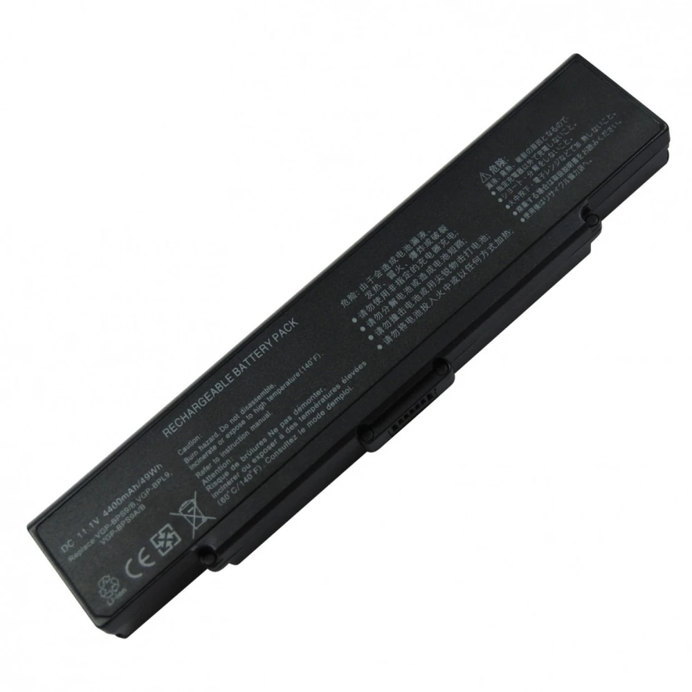 Batteria 5200 mAh per Sony VGP-BPS9 compatibile con diversi modelli Sony Vaio