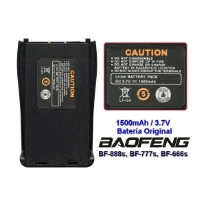 Batteria compatibile Baofeng BF-888S 1500mAh 3,7V per walkie talkie
