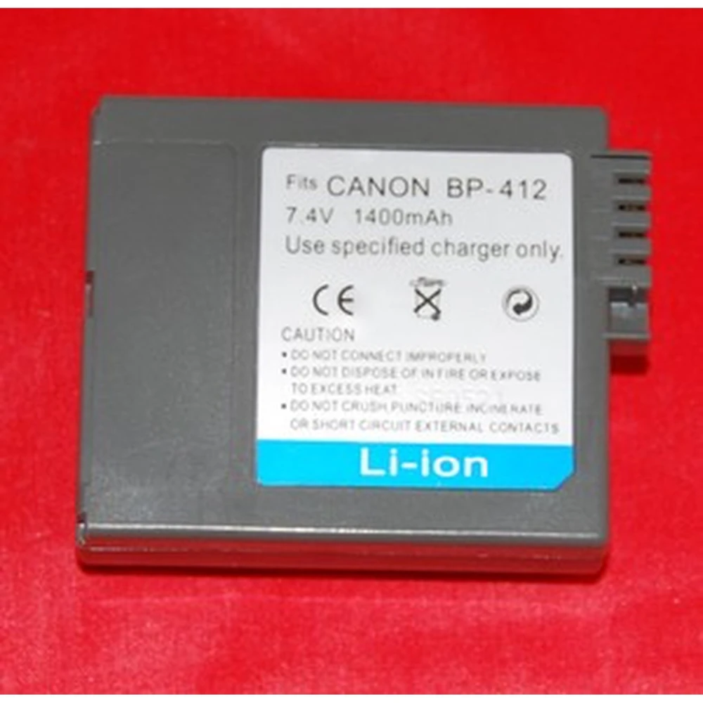 Batteria compatibile Canon BP-412 per videocamere e fotocamere digitali