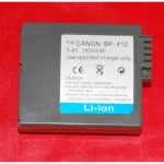 Batteria compatibile Canon BP-412 per videocamere e fotocamere digitali