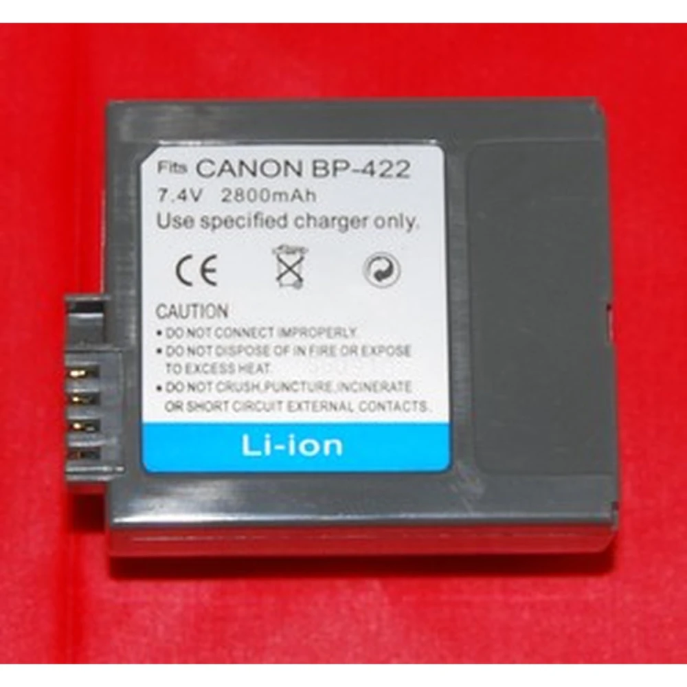 Batteria compatibile Canon BP-422 per videocamere Canon
