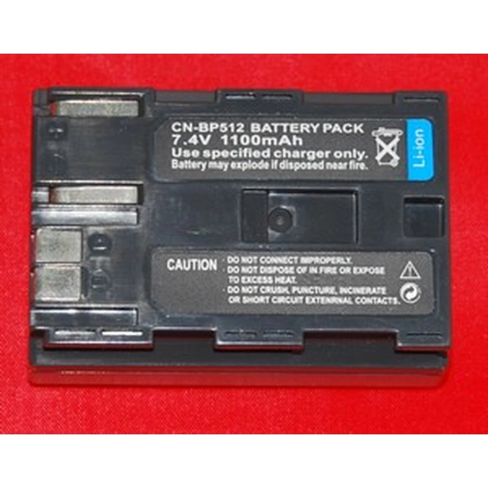 Batteria compatibile Canon BP-512/514 7,4V 1500mAh per fotocamere digitali