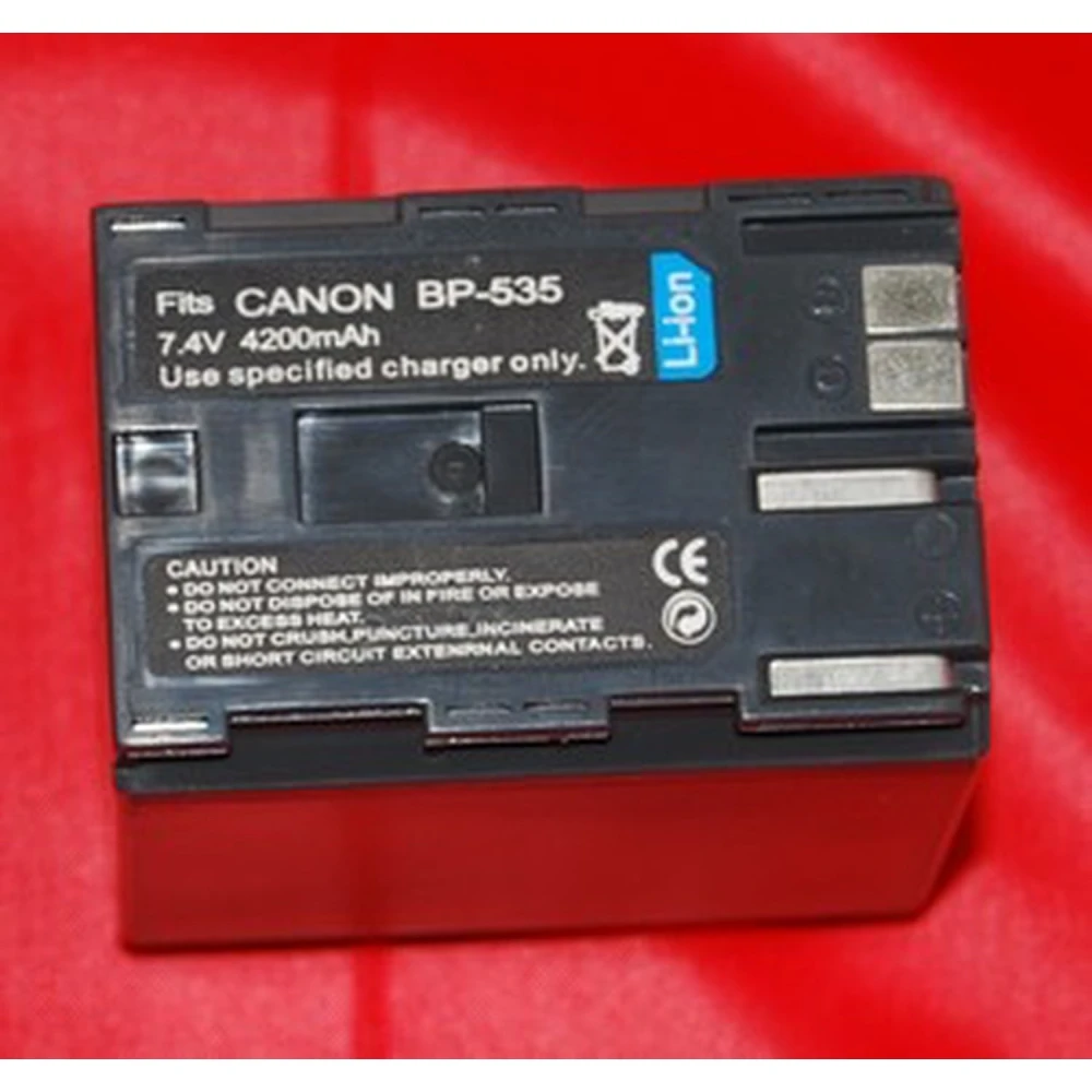Batteria compatibile Canon BP-535 per videocamere Canon