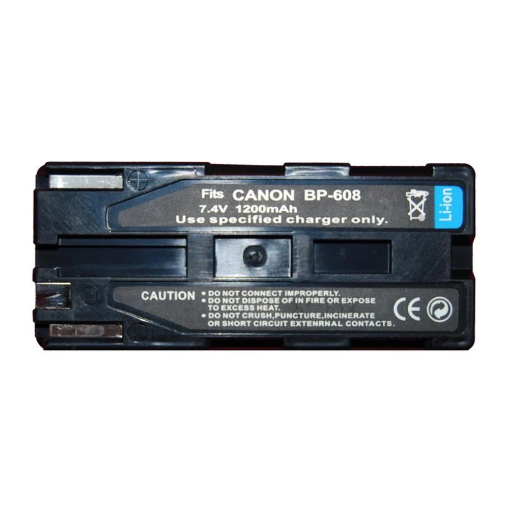 Batteria compatibile Canon BP-608 per videocamere Canon