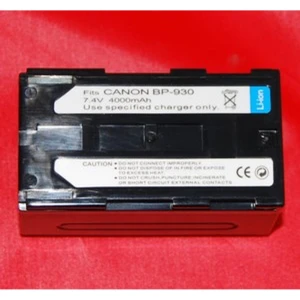 Batteria compatibile Canon BP-930 per videocamere e fotocamere digitali